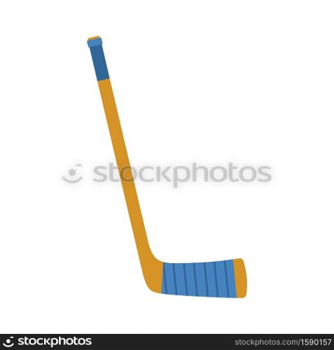 Hockey stick isolated. Accessory Ice Hockey on white background