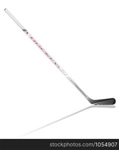 hockey stick vector illustration isolated on white background