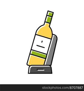 holder wine color icon vector. holder wine sign. isolated symbol illustration. holder wine color icon vector illustration