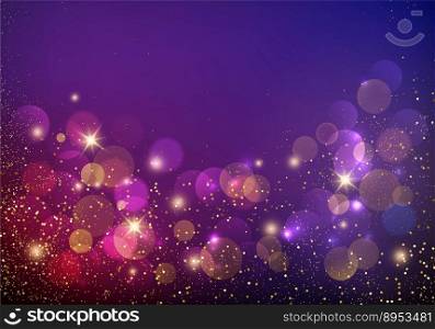 Holiday abstract shiny color gold design element vector image
