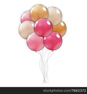 Holiday Background with Balloons. Can be used for advertisment, promotion and birthday card or invitation. Vector Illustration EPS10. Holiday Background with Balloons. Can be used for advertisment, promotion and birthday card or invitation. Vector Illustration