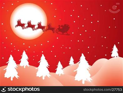 holiday background with santa