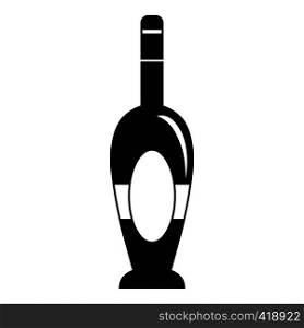 Holiday bottle icon. Simple illustration of holiday bottle vector icon for web. holiday bottle icon, simple style
