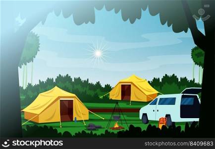 Holiday C&Tent Outdoor Adventure Beautiful Nature Landscape