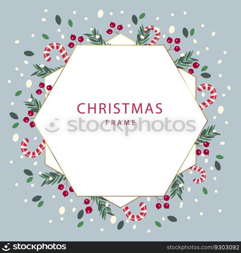 Holiday Christmas card. Christmas template for banner, ticket, leaflet, card, invitation, poster and so on