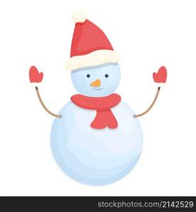 Holiday cute snowball icon cartoon vector. Snow christmas. Winter ice. Holiday cute snowball icon cartoon vector. Snow christmas