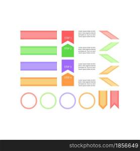 Holiday event infographic chart design element set. Abstract vector symbols for infochart with blank copy spaces. Kit with shapes for instructional graphics. Visual data presentation. Holiday event infographic chart design element set