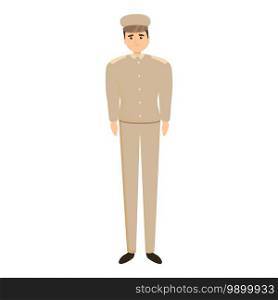Holiday military uniform icon. Cartoon of holiday military uniform vector icon for web design isolated on white background. Holiday military uniform icon, cartoon style