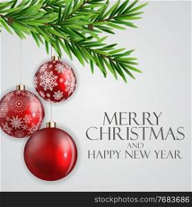 Holiday New Year and Merry Christmas Background. Vector Illustration EPS10. Holiday New Year and Merry Christmas Background. Vector Illustration