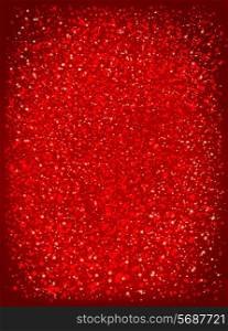 Holiday red abstract background. Vector