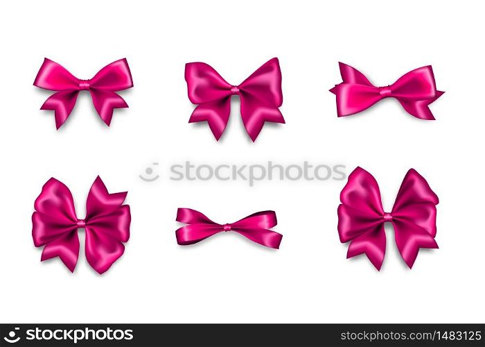 Holiday satin pink gift bow knot ribbon textile sale tape for Valentines Day