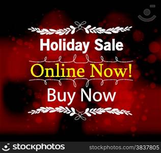 holiday save online light vector background