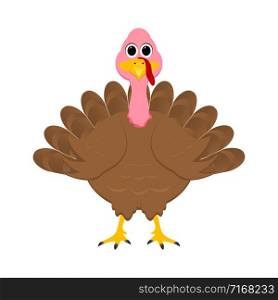 Holiday turkey on Thanksgiving Day vector illustration. Holiday turkey on Thanksgiving Day