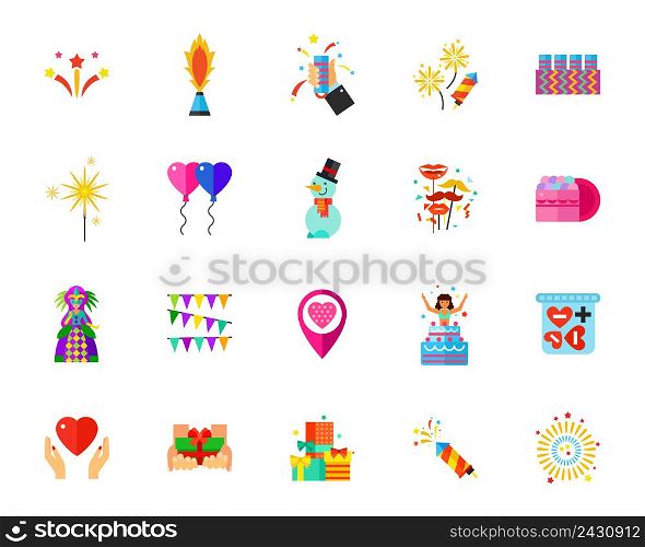 Holidays icon set. Can be used for topics like party, celebration, festivity, festival, event company, party goods, holiday sale