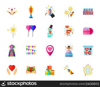 Holidays icon set. Can be used for topics like party, celebration, festivity, festival, event company, party goods, holiday sale