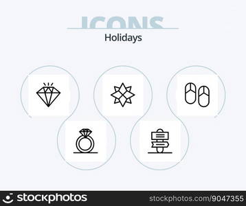 Holidays Line Icon Pack 5 Icon Design. . . winter. emojis. cookie