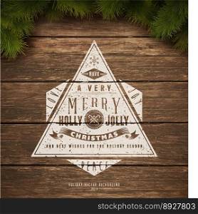 Holidays sign vector image