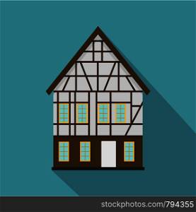 Holland house icon. Flat illustration of holland house vector icon for web. Holland house icon, flat style
