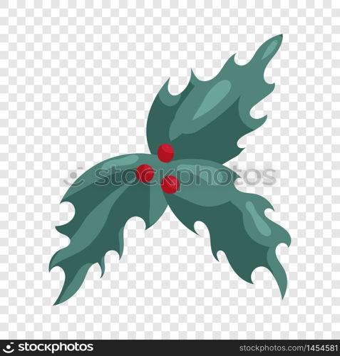 Holly berry Christmas symbol icon in cartoon style isolated on background for any web design. Holly berry Christmas symbol icon, cartoon style