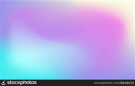Holographic abstract background. Stylish holographic backdrop with gradient mesh. Vector illustration