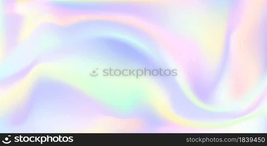 Holographic foil. Abstract wallpaper background. Hologram texture. Premium quality. Vector illustration.