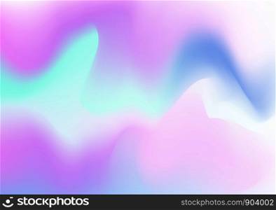 Holographic foil backgrounds set. Plastic gradient backdrop with holographic foil. 90s, 80s retro style. Pearlescent graphic template for banner, flyer, cover, mobile interface, web app.