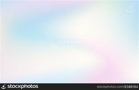 Holographic gradient pastel modern rainbow background. yellow, pink , green, purple, orange, blue colors for deign concepts, wallpapers, web, presentations and prints. vector design.