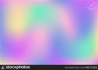 Holographic gradient textured background. Noisy light rainbow gradation. Soft colors grainy foil. Abstract blurred fluid wallpaper. Vector illustration. Holographic gradient textured background. Noisy light rainbow gradation. Soft colors grainy foil. Abstract blurred fluid wallpaper. Vector.