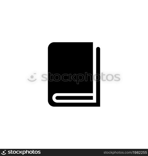 Holy Bible Book. Flat Vector Icon. Simple black symbol on white background. Holy Bible Book Flat Vector Icon