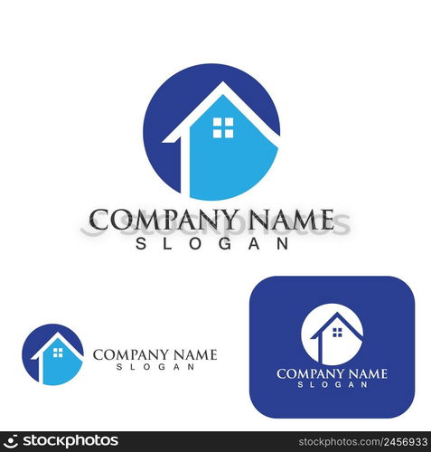 Home and building logo and symbol