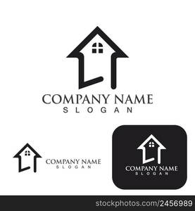 Home and building logo and symbol