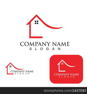 Home and building logo and symbol