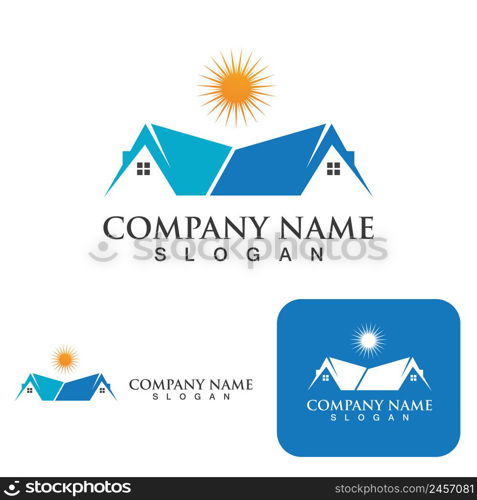 Home and building logo and symbol