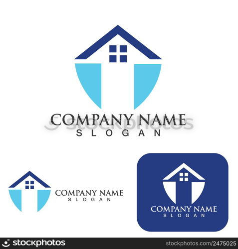 Home and building logo and symbol