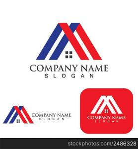Home and building logo and symbol