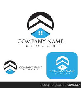 Home and building logo and symbol