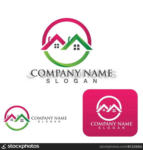 Home and building logo and symbol 