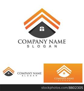Home and building logo vector