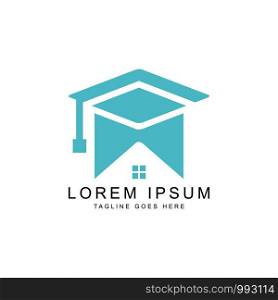 home and education logo template