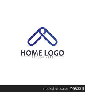 Home and house logo design vetor, logo , architecture and building, design property , stay at home estate Business logo, Construction Graphic, icon home logo