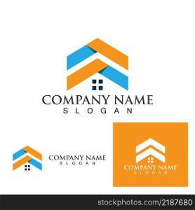 Home and house, Property and Construction Logo design