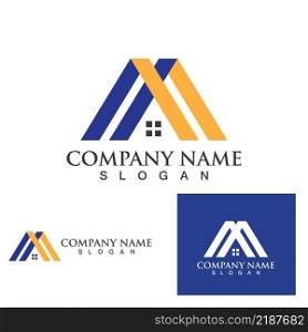 Home and house, Property and Construction Logo design