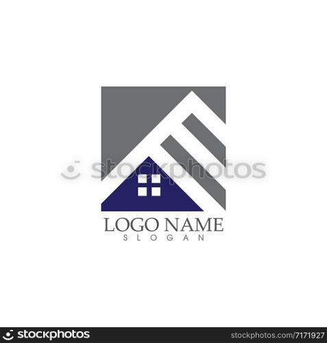 Home and house , Property and Construction Logo design