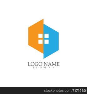 Home and house , Property and Construction Logo design