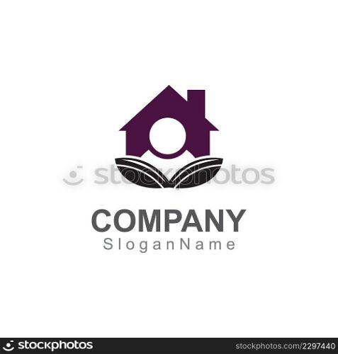 Home and people Logo design inspiration image Template Design Vector 