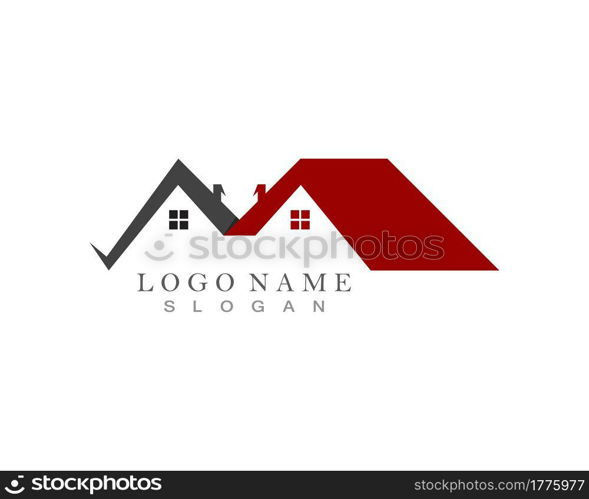 Home and property logo design template