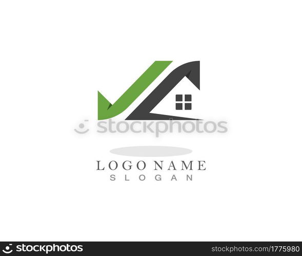 Home and property logo design template