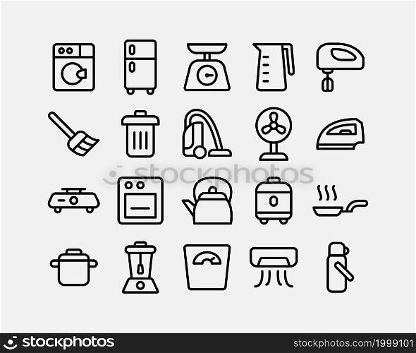 home appliances Icons