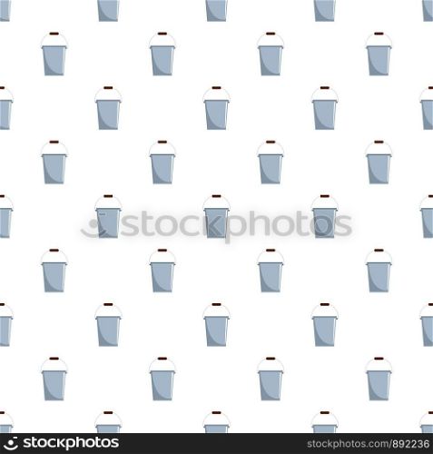 Home bucket pattern seamless vector repeat for any web design. Home bucket pattern seamless vector