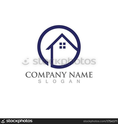 Home building logo and symbol